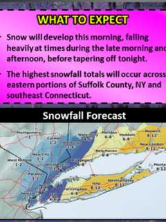 White Plains Could See 4-6 Inches Of Snow, Weather Advisory In Effect