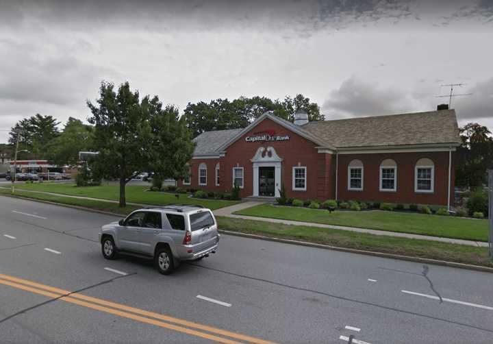 Capitol One Bank in White Plains was robbed on Thursday afternoon.