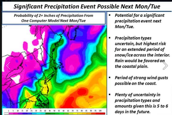 Nor'easter Expected To Bring 'Significant' Precipitation To Armonk