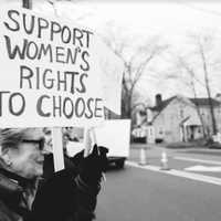 <p>&quot;Support women&#x27;s rights to choose,&quot; read a protestor&#x27;s sign at the Wyckoff women&#x27;s rally on Saturday.</p>