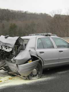 Police: Man Hurt After Hitting Trooper's Cruiser On Route 7 In Brookfield