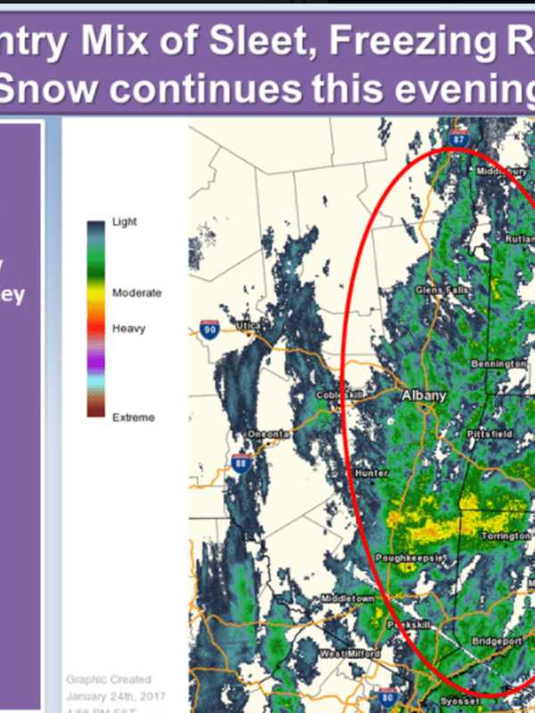 Slippery Driving Conditions Persist In Putnam After Nor'easter