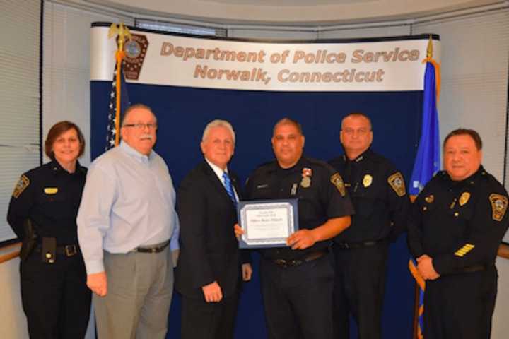 December Officers of the Month in Norwalk Honored