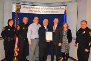 Hume Promoted To Lieutenant In Norwalk Police Department