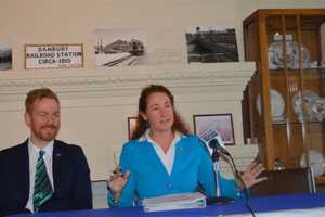 Esty Pushes High-Speed Rail, Expanded Rail System In Visit To Danbury