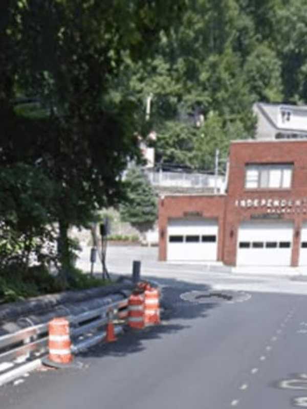Fire Causes Road Closure Near Valhalla Train Station