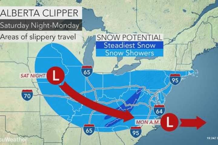 Alberta Clippers Will Bring Rounds Of Snow, Slippery Travel To Armonk