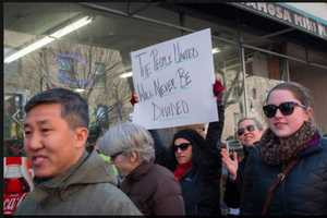 Hundreds March In Sleepy Hollow For Unity, Against Trump Immigration Ban