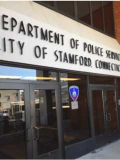 Port Chester Man Charged By Stamford Police After Van Lands On Sidewalk