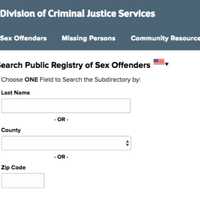 <p>The public can search for sex offenders living in New York communities online.</p>