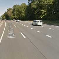 <p>The Hutchinson River Parkway in New Rochelle.</p>