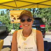 <p>Stacey Orseck of The Bee and the Baker at the Westport Farmer&#x27;s Market last summer.</p>