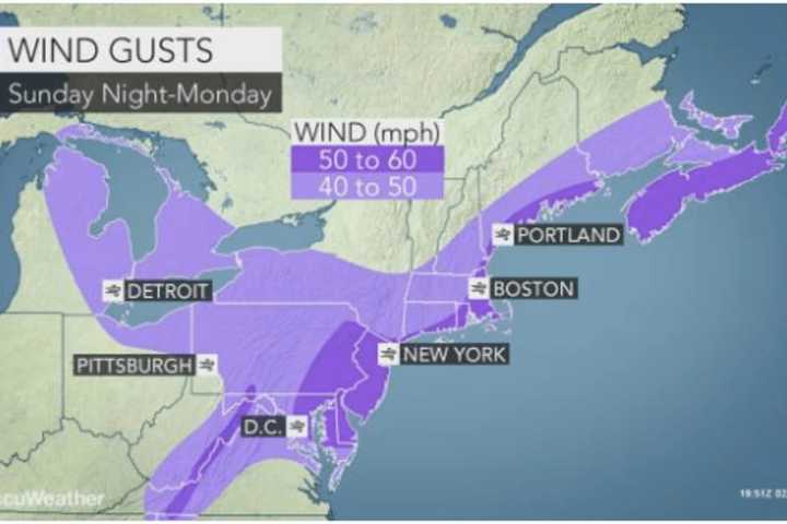 Dutchess Storm Warning Continues, Wind Gusts Could Cause Power Outages