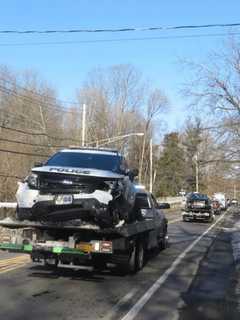Mount Pleasant Police Officer Crashes Car On Bedford Road