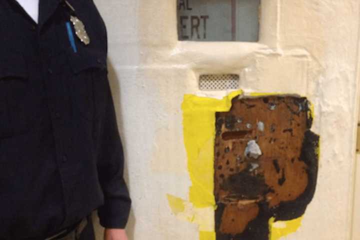 Stamford Police: Man Rips Out Part of Padded Cell Wall