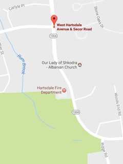 West Hartsdale Avenue Reopens After Car Crash In Greenburgh