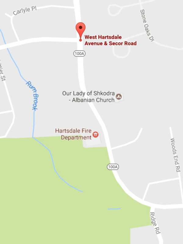 West Hartsdale Avenue Reopens After Car Crash In Greenburgh