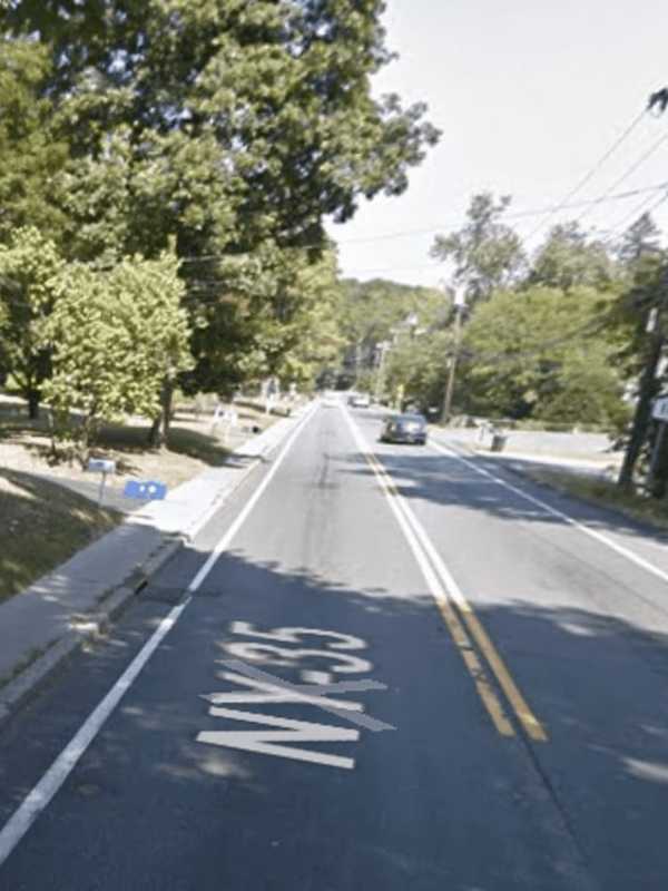 Water Main Breaks On Route 35 In Yorktown