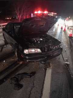 Two-Car Crash Causes Fuel Spill On Route 9 In Croton