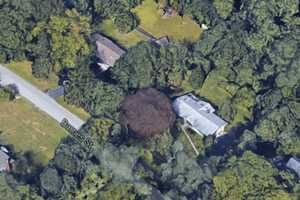 Lightning Strikes Tree In Front Yard Of Ossining House