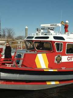 Norwalk Fire Dept.'s Marine Unit Responds To Medical Emergency On Sound