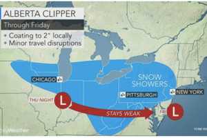 Alberta Clipper Could Make For Slippery Evening Commute In Westchester
