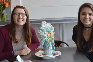 Fans Line Up For Freak Sundaes & Milkshakes At Bethel's Cream & Sugar Cafe