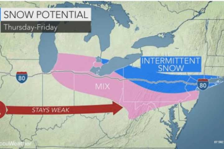 Pair Of Storms Could Bring Rounds Of Snow To Westchester