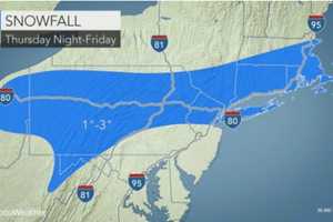 Snowfall Projections For Storm That Will Sweep Through Westchester