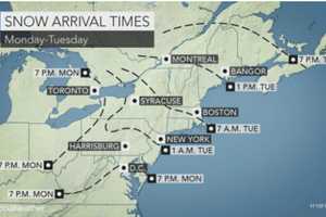 Nor'easter Hits Armonk; Metro-North On Reduced Schedule