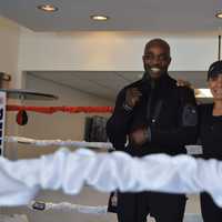 <p>From left, Rich Dean, owner of Rich Dean Boxing &amp; Fitness in Westport and Patty Schwartzman, certified personal trainer.  The studio will officially open on Wednesday.</p>