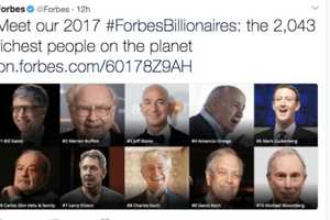 Westchester Well-Represented On Forbes' List Of World's Top Billionaires