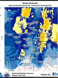 Snowfall Totals Updated For Storm Headed To Dutchess
