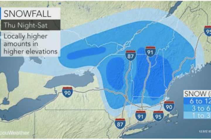 Storm Update: What Part Of Hudson Valley Will Get The Most Snow?