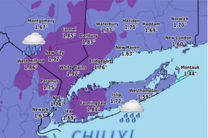 Wet Mess As Complex Storm Brings Sleet, Rain To Armonk