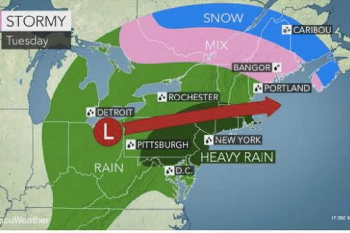 Flood Watch Issued As New Storm Will Bring Heavy Rain To Armonk