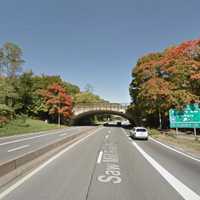 <p>A mini bus on the Saw Mill River Parkway in Yonkers</p>