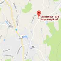 <p>The accident occurred on Route 107 near Umpawaug Road in Redding.</p>