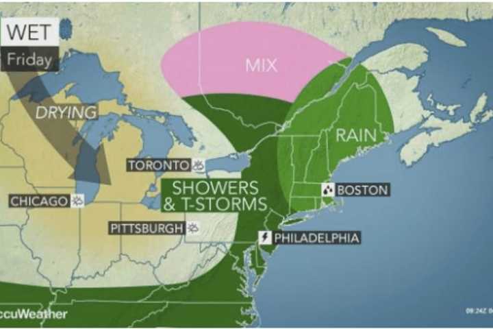 Round Of Thunderstorms Headed To Armonk