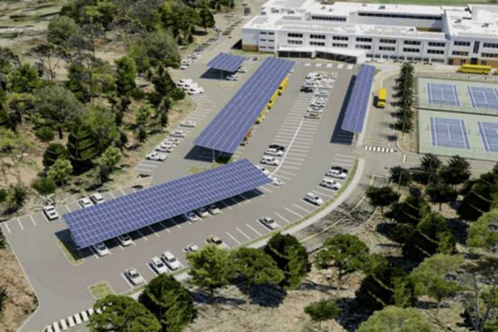 Solar Carports At Fairfield High School Spell Big Energy Cost Savings