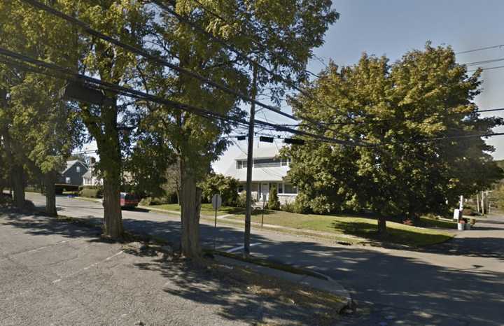 The parking lot in the area of Hancock Street and Park Avenue in Harrison where murder suspect Filippo Buffone of West Harrison shot and killed himself Tuesday.