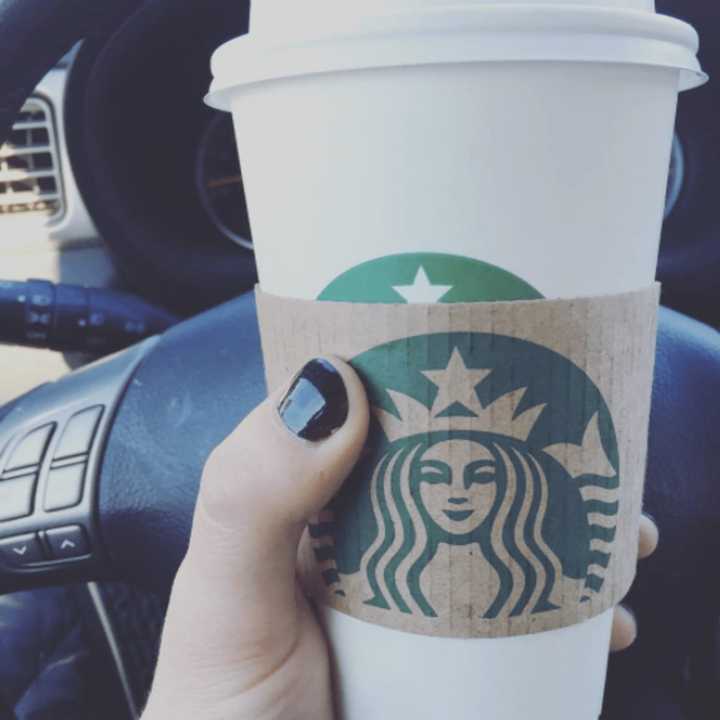 Drive-thru Starbucks means never having to leave the comfort of your car.