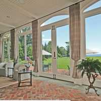 <p>This $28 million Tudor mansion features 365 feet of beach front.</p>