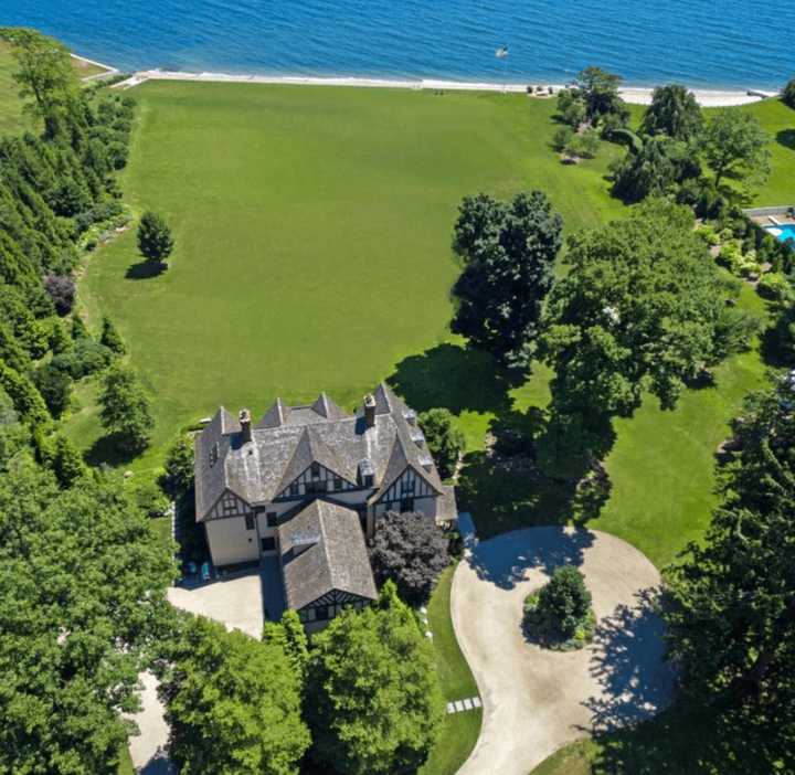 The mansion sits on 7.7 acres.