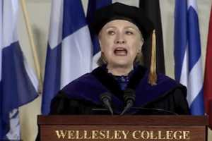 Chappaqua's Hillary Clinton Compares Trump To Nixon In Commencement Speech