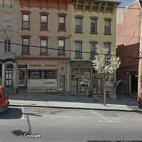 <p>The building where the blaze broke out on the 2600 block of East Main Street in Wappingers Falls.</p>