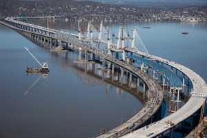 Driver At Large After Crashing Stolen Vehicle On New Tappan Zee Bridge, Fleeing Scene