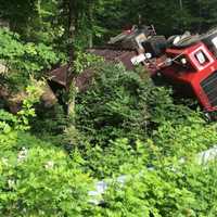 <p>A look at the tractor-trailer crash on Route 134.</p>