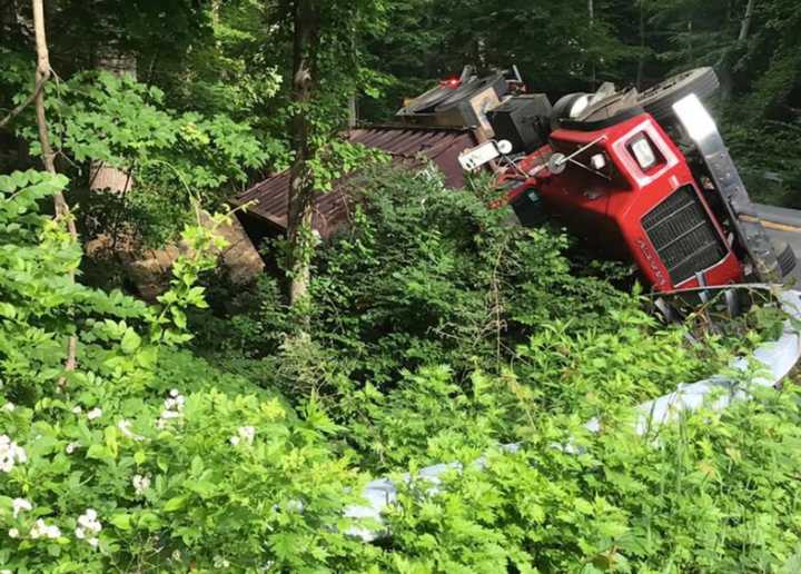 A look at the tractor-trailer crash on Route 134.