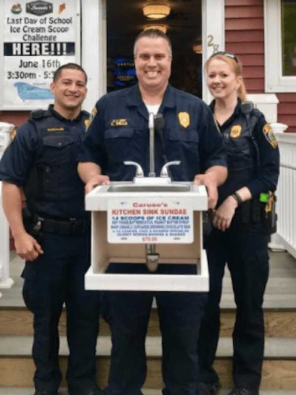 Here's The Scoop: Cops To Chow Down In Ice Cream Challenge For Charity